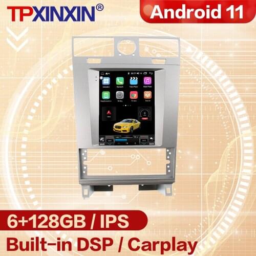 Carplay Android 10 Tesla Screen Multimedia Stereo For Lincoln Navigator 2005 2006 2007 2008 2009 Radio Receiver Player Head Unit
