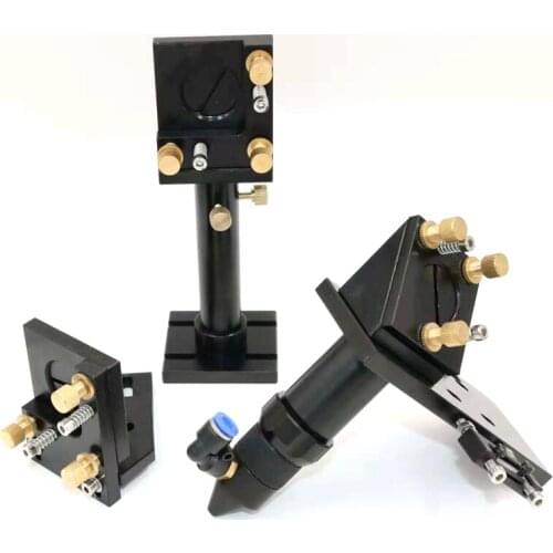 Laser Head Kits for CO2 Engraving and Cutting Machine Laser Focus Lens Reflect Mirror Mount Holder dia.20mm FL 50.8mm 63.5mm