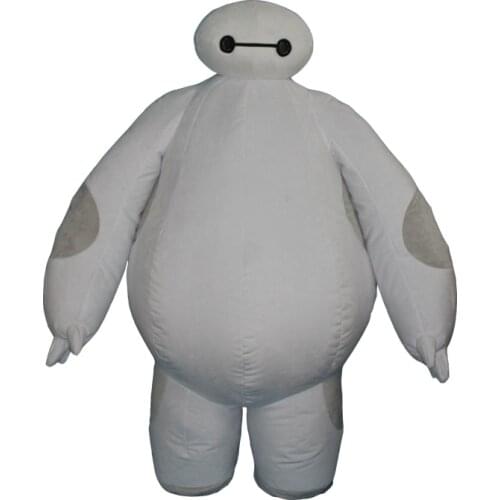 Inflatable Costume Big Hero 6 Baymax Returns Party Cosplay Dress for men women adult Baymax Mascot Costume