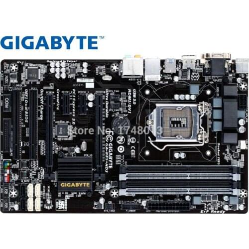 Gigabyte GA-B85-HD3 original motherboard for intel LGA 1150 DDR3 B85-HD3 32GB h81 used desktop motherboard on sales