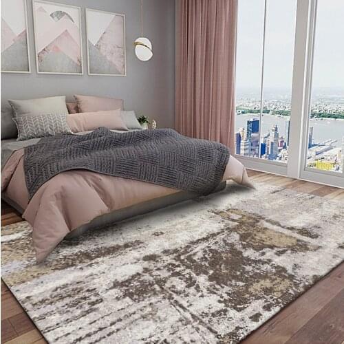Simple Nordic Style Large Area Rugs for Living Room Bedroom Floor Mats Absorbent Anti-Skid Bedside Carpets Coffee Table Tapetes