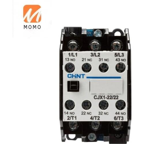High Quality CHNT CJX1 22A 220V 2 NO 2 NC DC Motor Power Contactor