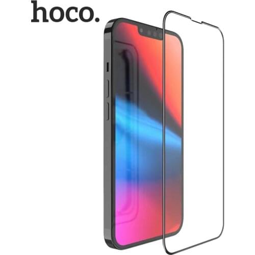 HOCO 3D Screen Protector Full Cover Glass for iPhone 13 Pro Max 12 mini 11 X XR XS MAX Curved Edge Tempered Glass iPhone 7 8Plus