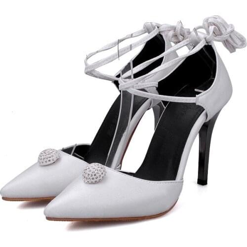 Big Size 11 12 13 14 Ladies high heels women shoes woman pumps Pure color Frenulum High-heeled single shoes