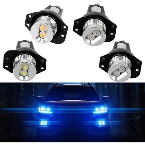 Auto Fog Lamp Error Free Car Lamps 2pcs LED Angel Eyes Marker Light Bulbs Decorative Lights for BMW E90 E91 900lm