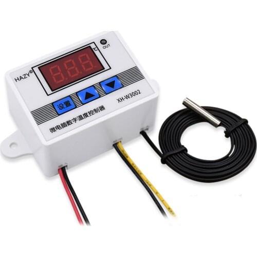 Microcomputer Digital Thermostat Temperature Control Switch Controller Display 0.1 Accuracy 12V 24V AC220V