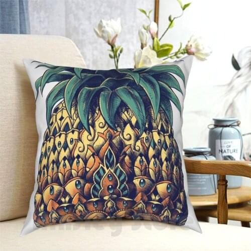 Ornate ( Color Version ) Pillow Case Printed Home Soft Throw Pillow Ben Kwok Bioworkz Ornate Mandala Sacred Geometry
