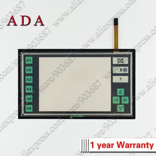 For STAUBLI JC5 33V Touch Screen Panel Glass Digitizer for STAUBLI JC5 33V Touchpad with Front Overlay (Protective Film)