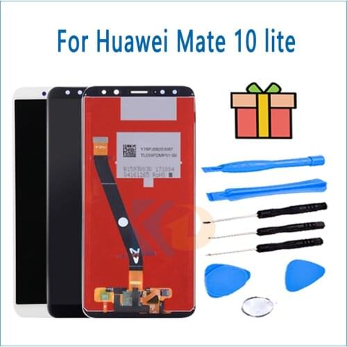 For Huawei Mate 10 Lite LCD Display Screen Digitizer Screen Glass Panel Assembly+frame Replacement for Mate 10 Lite