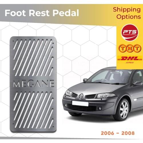 For Renault Megane 2 2006 2007 2008 Car Accessories ABS Chrome Foot Rest Pedal Body Molding Moulding Trim