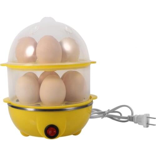 220V 50HZ Electric Egg Boiler Cooker Multifunctional Double Layer 14 Eggs Steamer Poacher Cookware Kitchen Cooking Tool