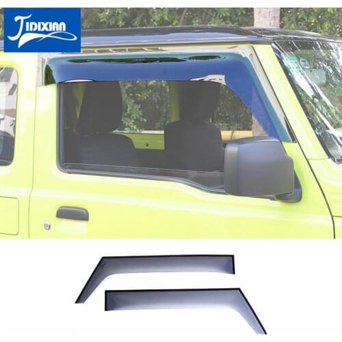 MOPAI Awnings Shelters for Jimny JB74 Car Window Visor Sun Deflector Rain Shade Guard for Suzuki Jimny 2019 Accessories