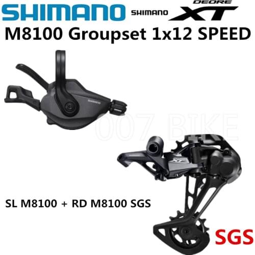 SHIMANO DEORE XT M8100 Groupset Mountain Bike Groupset 1x12-Speed SL + RD M8100 Rear Derailleur m8100 Shifter Lever