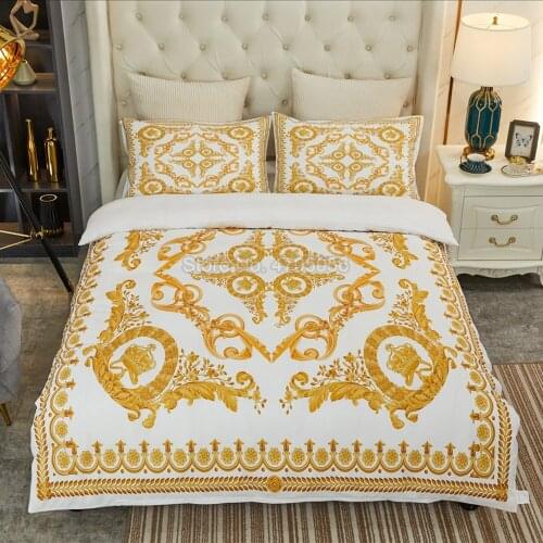 Nordic Bedding Set European Style Luxury Jacquard Soft Cozy Duvet Cover Pillowcase 3pcs Polyester Quilt Cover Set Adult Gifts