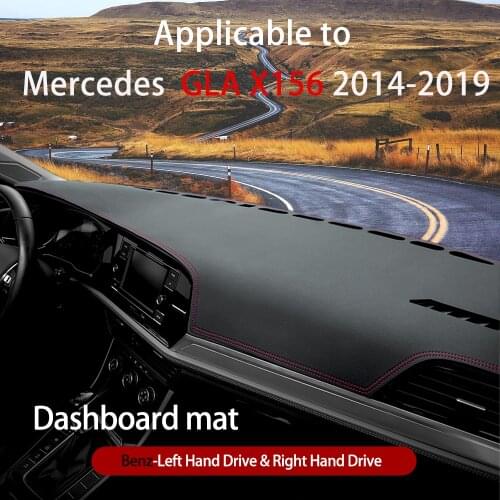 For Mercedes Benz GLA X156 2014-2019 Anti-Slip Mat Dashboard Cover Sunshade Dashmat Accessories GLA180 GLA250 220 220d AMG