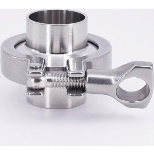 1.5" Tri Clamp x 32mm 1.25" Pipe OD + PTFE Strip SUS304 Sanitary Fitting Tri-Clamp Union Set Homebrew