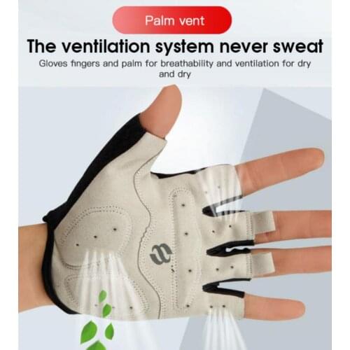 INBIKE Shockproof GEL Pad Cycling Gloves Half Finger Sport Gloves Men Women Summer Bicycle Gym Fitness Gloves MTB Bike Gloves