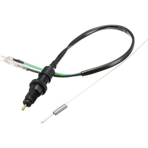 Motorcycle Bike Rear Brake Stop Light Switch + Spring For Honda Kawasaki Suzuki