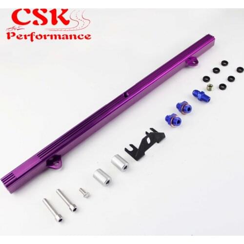 Billet High Flow Fuel Injector Rail Fits For SKYLINE R32 R33 R34 GTR RB26DETT RB26 PL