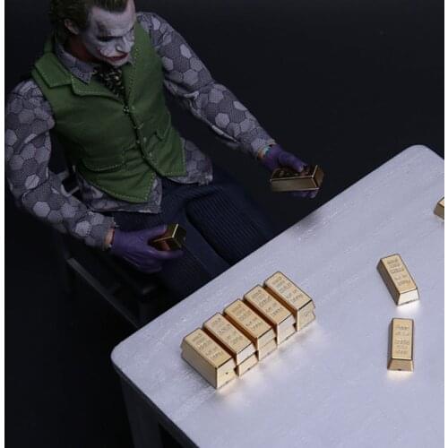 1/6 Scale Male Criminal Transaction Bullion Man Gold Brick Accessories Model Fit For 12" Action Figures Body Doll Accessories