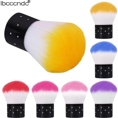 1 piece Nail Tools Brush for UV Gel Polish Nail Art Design Dust Clean Brush Nails Manicure Pedicure Cleaner Tool