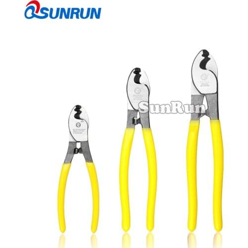 1pcs High carbon steel cable scissors electrician pliers 6 inch/8inch/10inch wire stripping pliers