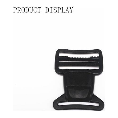 100piece 57mm Plastic Black Side Release Contoured Curved Buckle for Bag DIY Webbing Straps Sewing Supplies K374