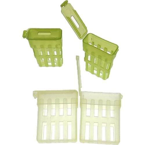 250PCS Wholesale Beekeeping Introduction New Queen Bee Cage Catcher Cages Rearing System Plastic For Prisoner Bees Supplies