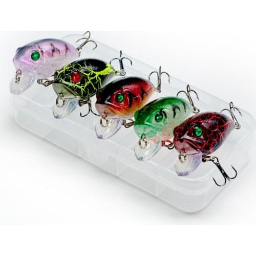 5pcs Crank Wobblers Fishing Lure Set Minnow Crankbait Pesca 7.9g 45mm Fishing Lures Bait Floating Mini Hard Bait Jerkbait