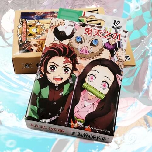 54PCS/set Anime Demon Poker Game Toys Hobbies Hobby Collectibles Commemorative Edition Game Collection Cards
