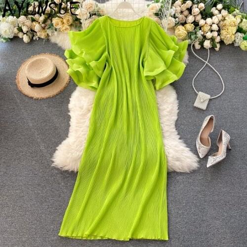 AYUNSUE White Summer Dresses