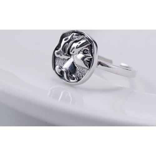 BigOrange Women's Silver Rings