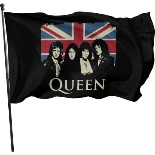 90*150cm Freddie Mercury Queen Band flag for decoration England Queen flags