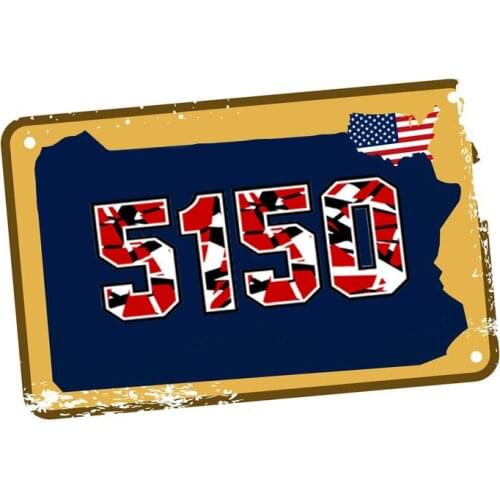 Customized U.S. 5150 stickers