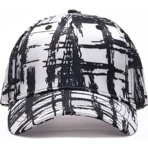 Men Cap Snapback Women Dad Hat Curved Bill White Adjustable Breathable Sports Outdoor Accessory