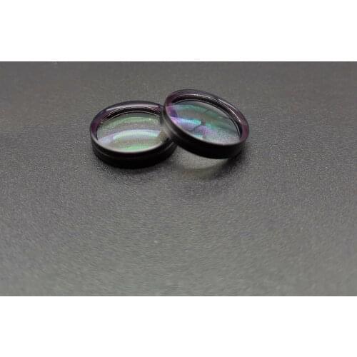 Glued Lens K9 Glass 17mm Diameter, 1830mm Long Focal Length Antireflective Coating On Optical Test Tools