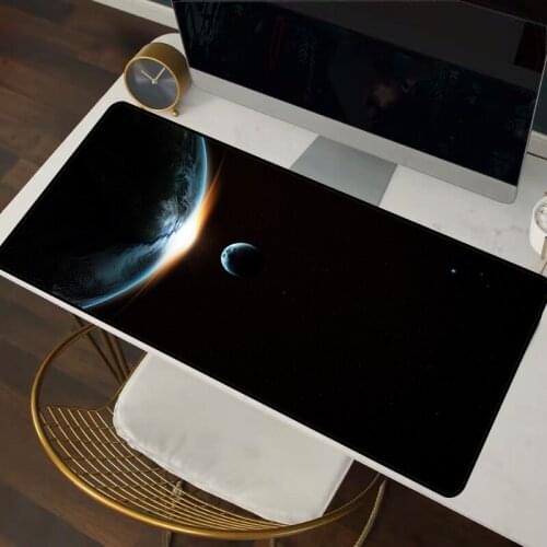 Starry sky RGB big standard mouse pad large gaming accessories office desk mat LED household XXL carpet mat natural rubber
