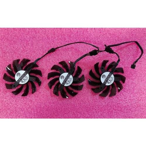 Original for Gigabyte RTX2060 2070 RX5700XT Graphics Video Card Cooling Fan PLD08010S12HH DC12V 0.35A Diameter 75MM Pitch 40MM