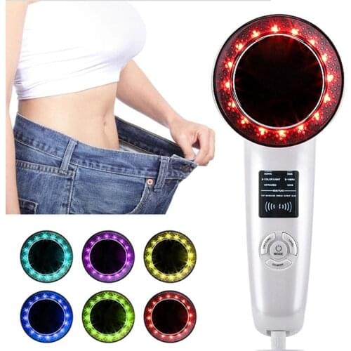 6In1 LED Body Slimming Massager with Digital Screen Fat Burner Weight Loss Ultrasound Cavitation Anti Cellulite Infrared Device