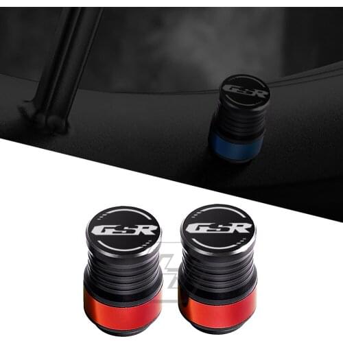 Motorcycle Accessories Wheel Tire Valve Caps Covers Case for Suzuki GSR 150 250 400 600 750 Rim