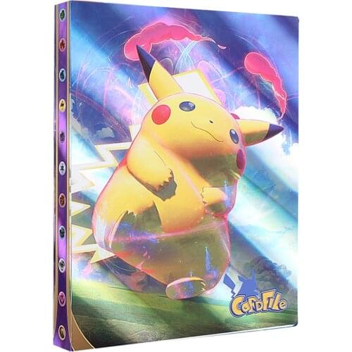 New Holographic 4Styles Maps Collections Shiny Album Book Top Loaded List Toys Gift For Kids