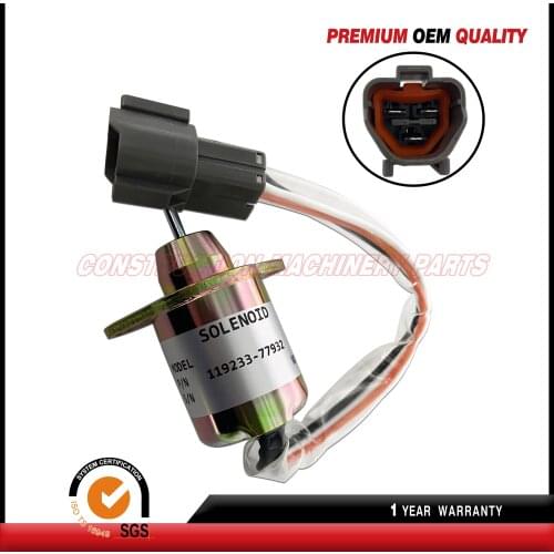 Wholesale, Stop Solenoid 12 Volt For Yanmar 3TNV88-BPTB2 119233-77932, 119233-77931, 425-35925,1503ES-12S5SUC12S