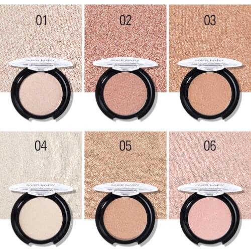 Highlighter Palette Woman Monochrome Blush Rouge Highlight Bronzing Powder Face Contour Long Lasting Make Up Cosmetics