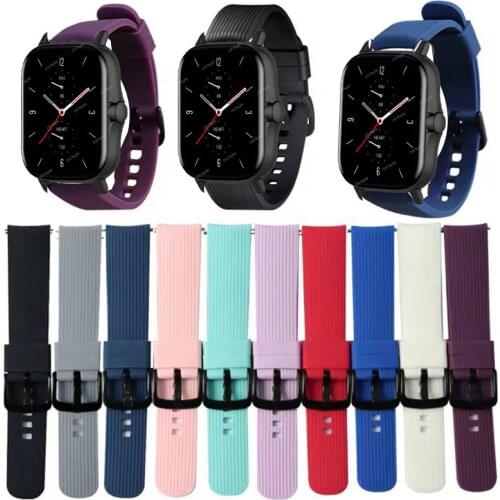Amazfit GTS Smart Watch Replacement Strap 20mm Silicone Sport Bracelet Watchband For Huami Amazfit GTS 2 2E GTS2 Mini Correa