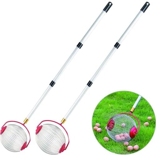 Ball Collector Rolling Nut Harvester Ball Picker Adjustable Outdoor Manual Tools Picker Collector Walnuts Pecans Crab Apples