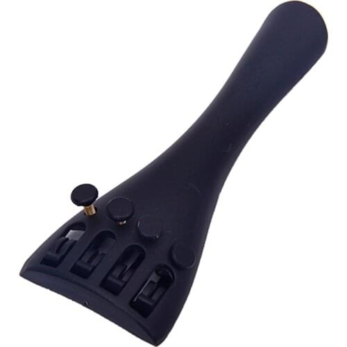 Tailpiece for Violin 4/4 Part Violin Aluminum Alloy Black Accs