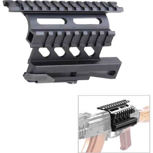 Tactical Picatinny Weaver AK Serie Rail Side Mount Quick QD Style 20mm Detach Double Side AK Scope Sight Mount Bracket Rifle