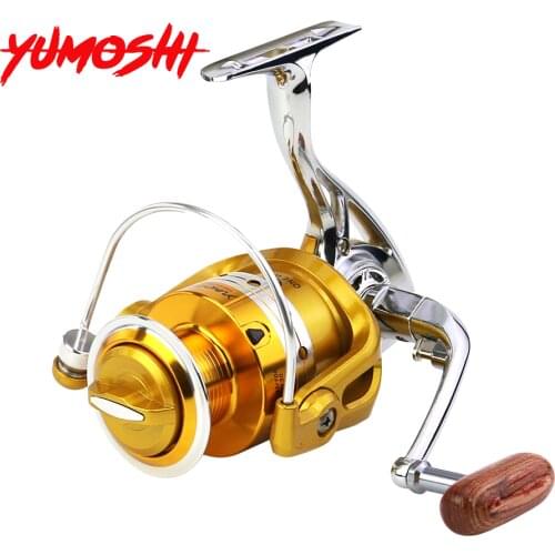 YUMOSHI Reel BE500-7000 Fishing Rod and Reel Combo Set Molinete De Pesca Carpfishing Reels Spinning Molinet Casting Bait Runner