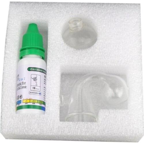 15ml Aquarium CO2 Indicator Solution Monitor Fluid Glass Carbon Dioxide Checker K9FA