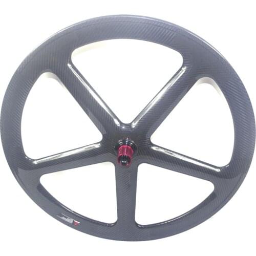 5 Spoke Carbon Road Wheelset Disc Brake Clincher Tubular Wheels 700C Centerlock 6 Bolts Lock